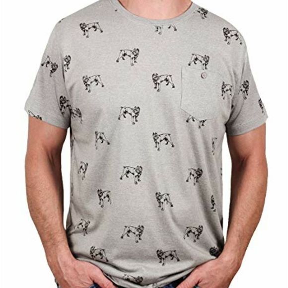 Alpha Beta All Over‎ Print Pit Bull T-Shirt Large - Picture 1 of 7